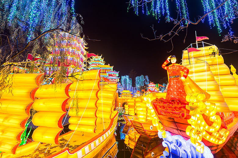 自贡灯会美景
