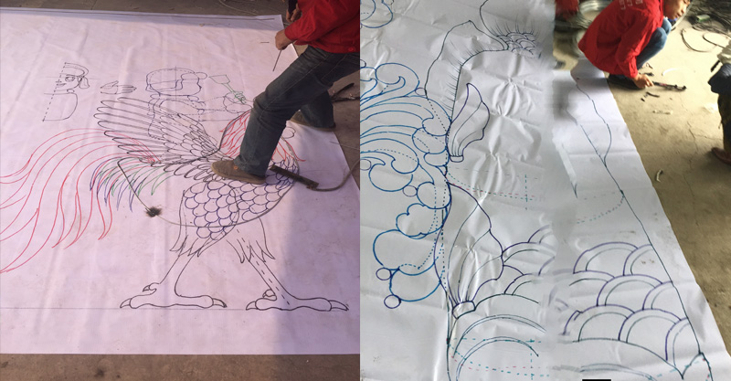 自贡灯会制作