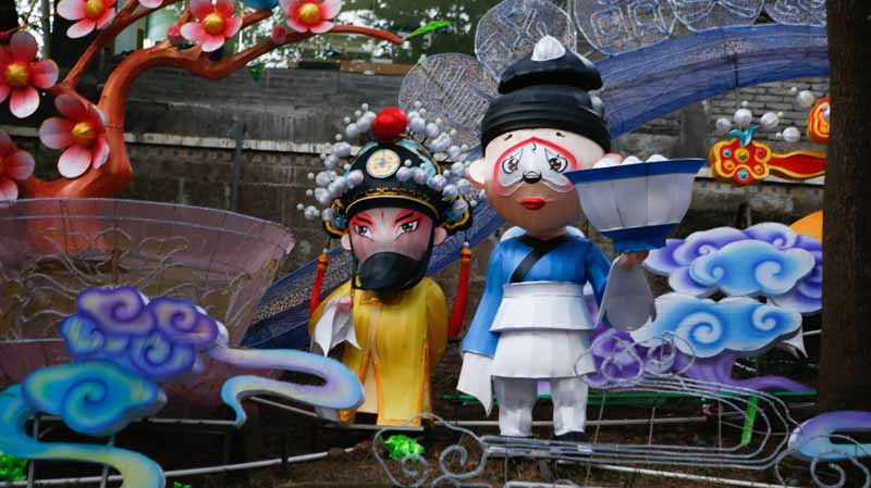 山西花灯彩灯制作案例赏析