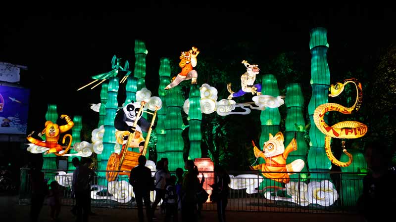 山西花灯彩灯制作案例赏析