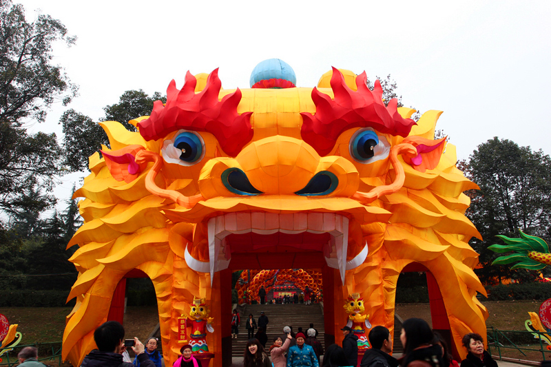 四川彩灯花灯案例欣赏