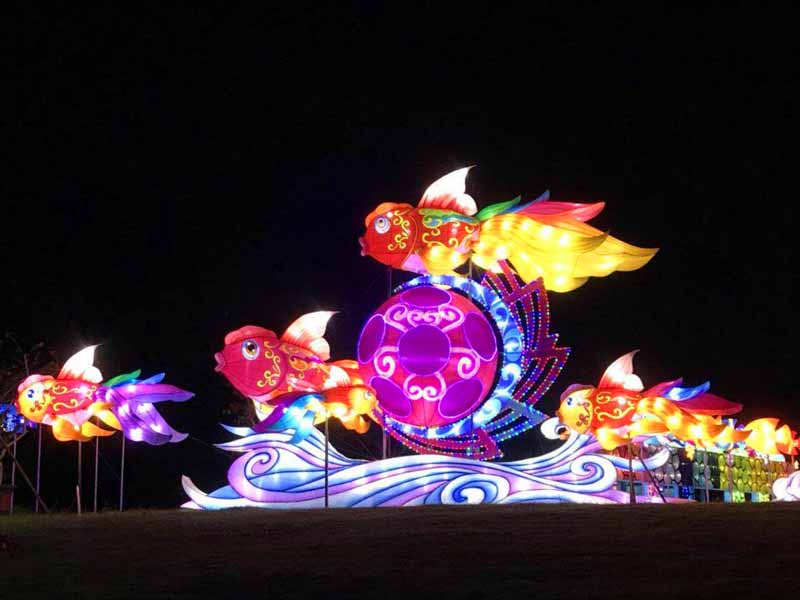 海南花灯彩灯灯组