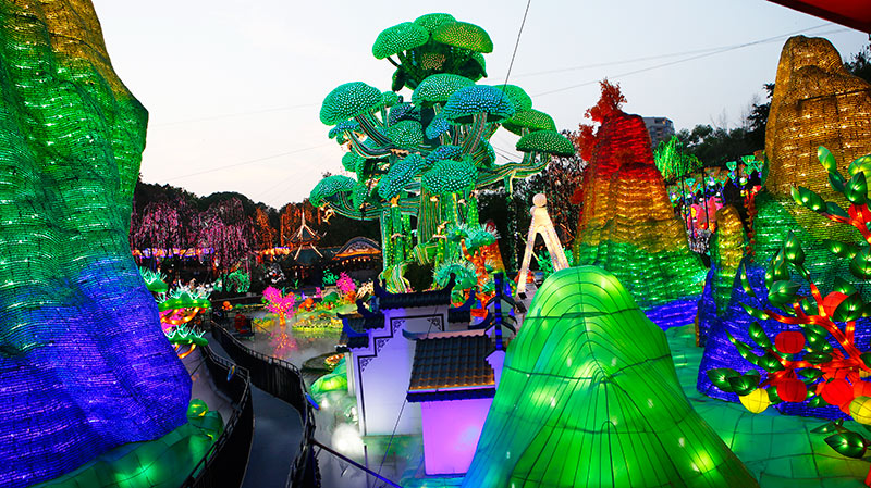 自贡彩灯景观 自贡彩灯 景观彩灯