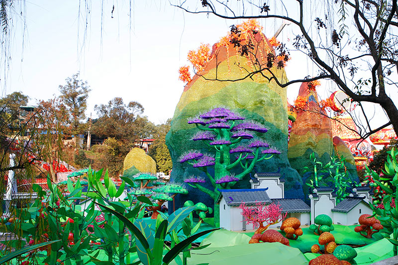 自贡彩灯景观 自贡彩灯 景观彩灯