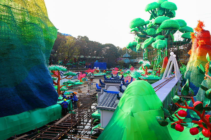 自贡彩灯景观 自贡彩灯 景观彩灯