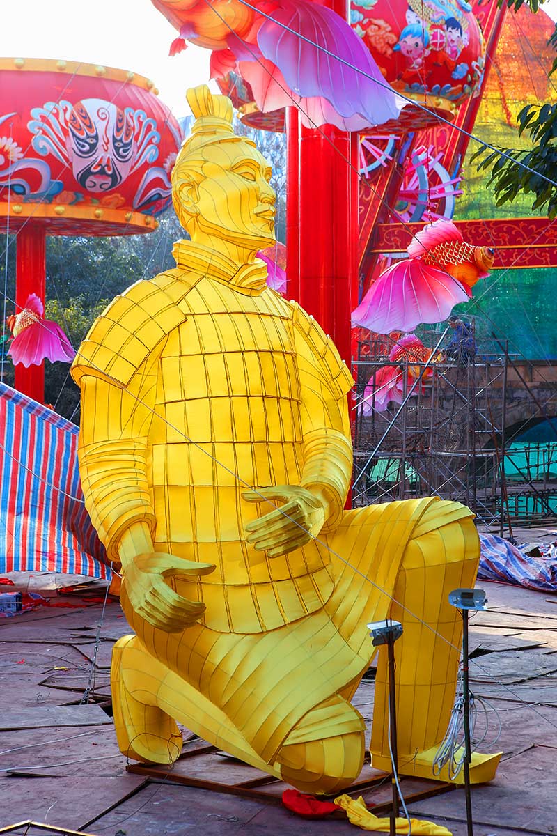 自贡花灯制作，花灯制作，自贡花灯