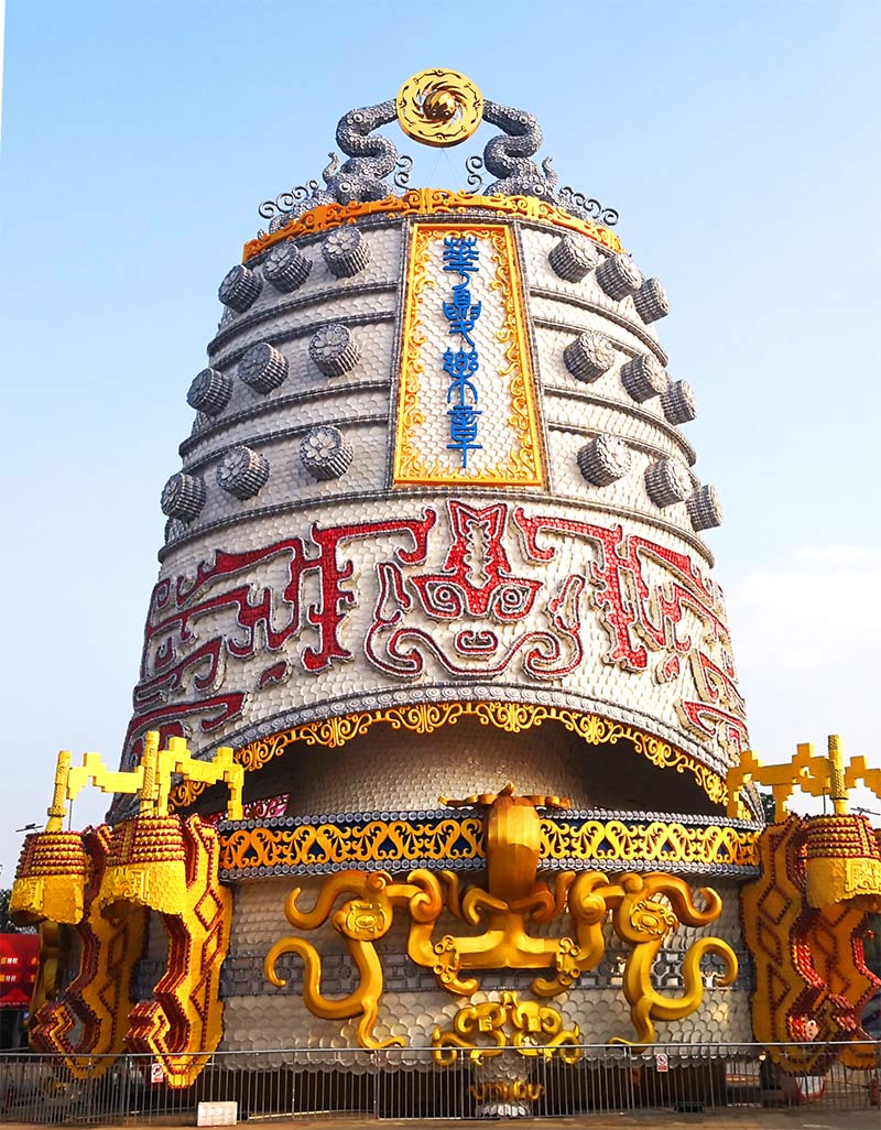 巨大型自贡彩灯,彩灯制作,瓷器灯