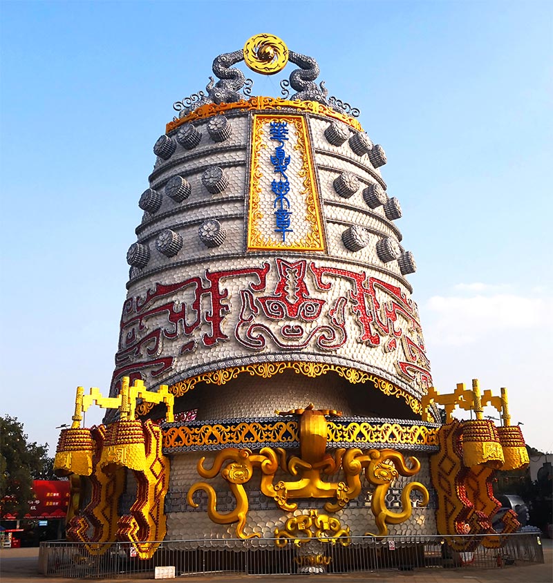 巨大型自贡彩灯,彩灯制作,瓷器灯