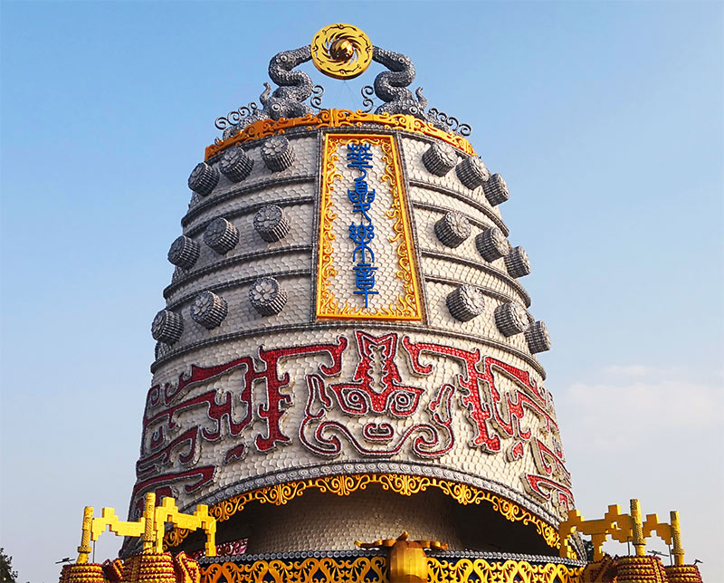 巨大型自贡彩灯,彩灯制作,瓷器灯