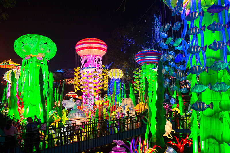 彩灯制作,自贡彩灯