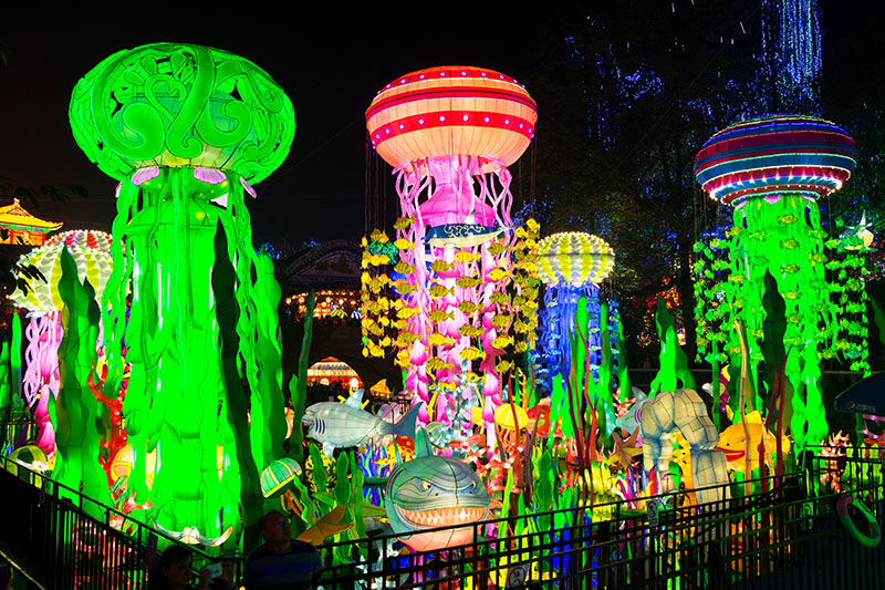 彩灯制作,自贡彩灯