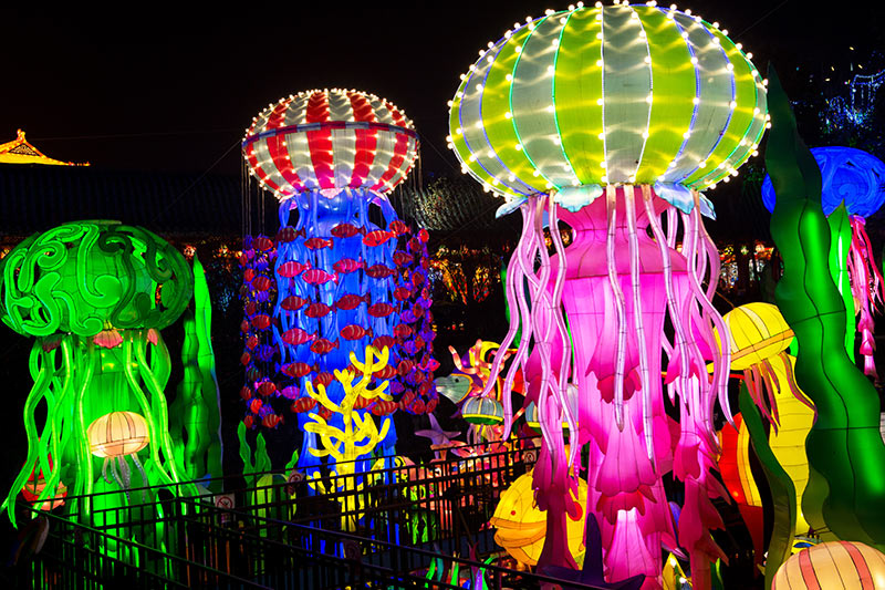 彩灯制作,自贡彩灯