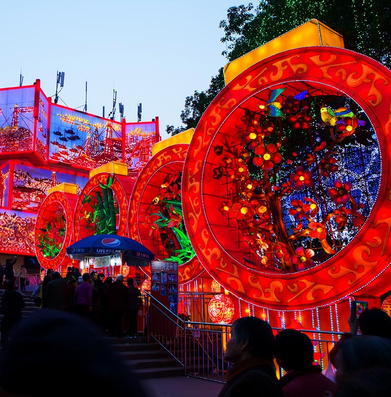 春节定制彩灯，