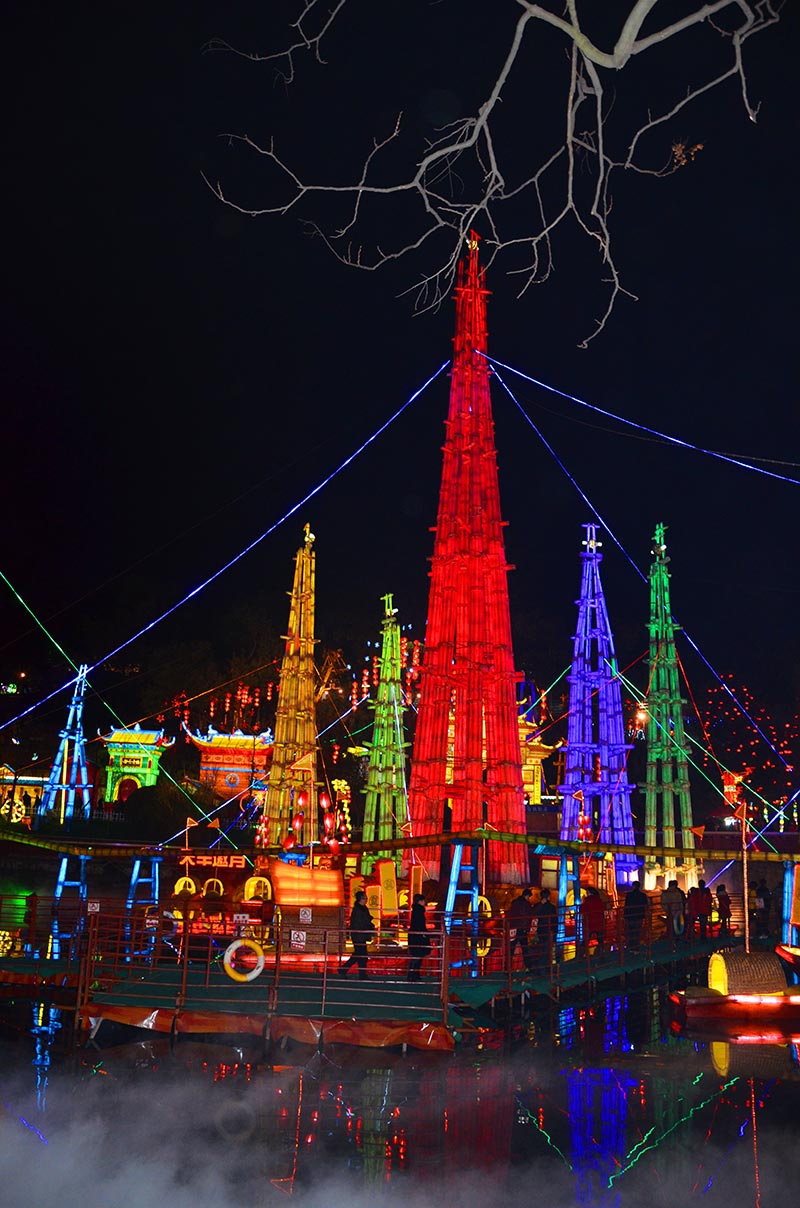 花灯制作,自贡彩灯,