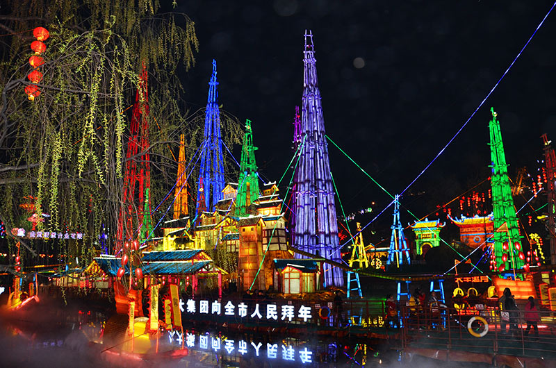 花灯制作，自贡彩灯，