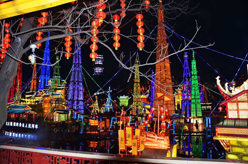 花灯制作,自贡彩灯,