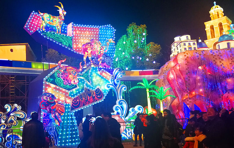 定制彩灯，大型春节彩灯，