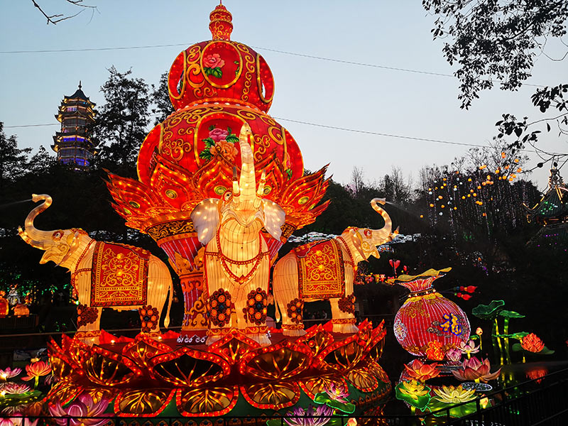 自贡彩灯，彩灯制作，