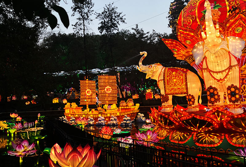 自贡彩灯，彩灯制作，