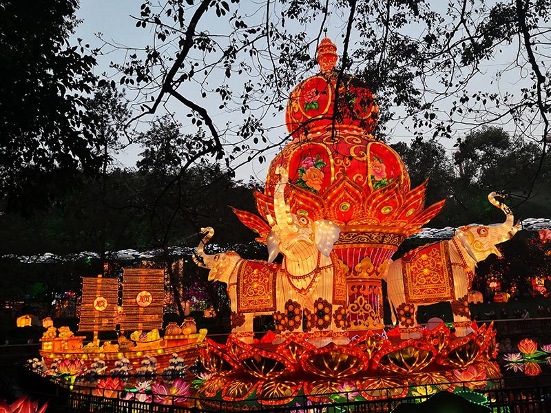 自贡彩灯，彩灯制作，