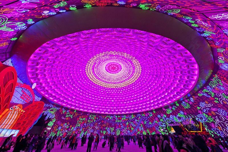 彩灯制作，自贡彩灯，