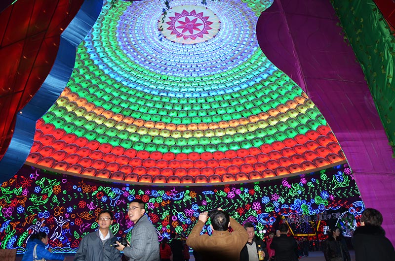 彩灯制作，自贡彩灯，