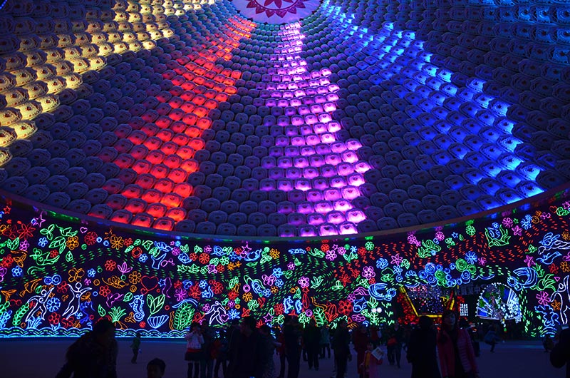 彩灯制作，自贡彩灯，