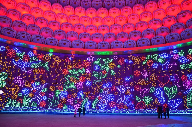 彩灯制作，自贡彩灯，