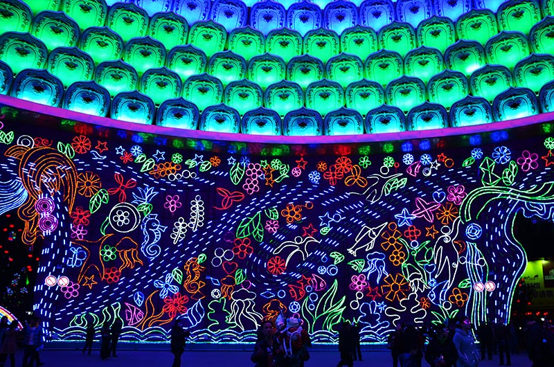 彩灯制作，自贡彩灯，