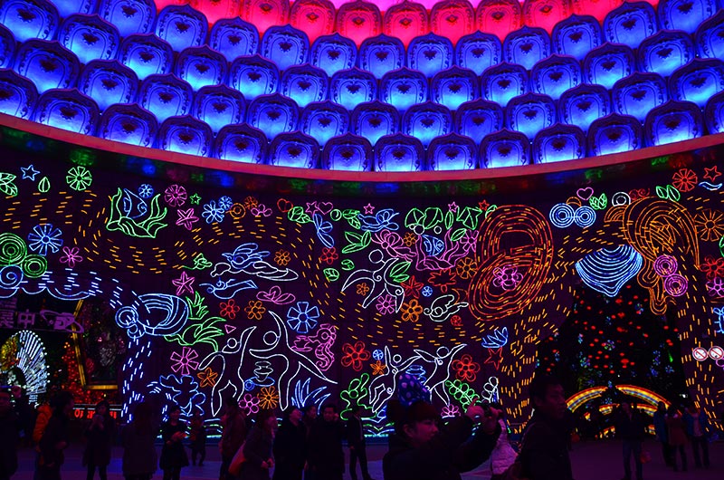 彩灯制作，自贡彩灯，