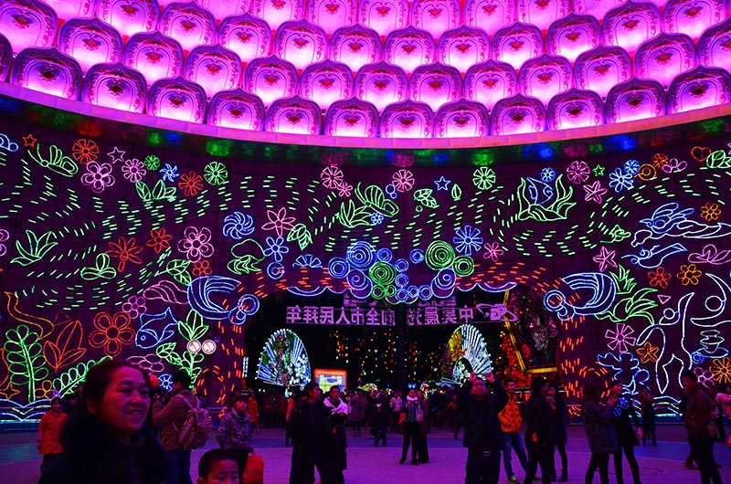 彩灯制作，自贡彩灯，