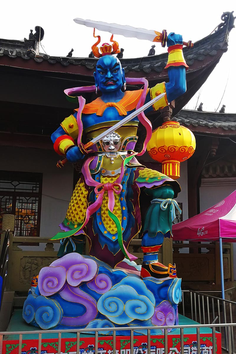 彩灯制作,佛文化彩灯,