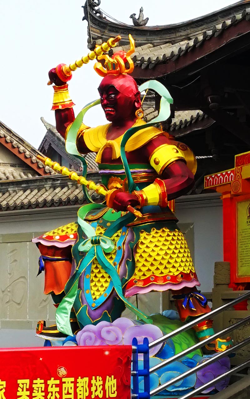 彩灯制作,佛文化彩灯,