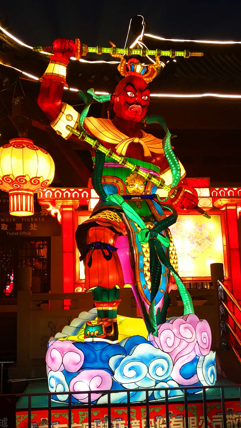 彩灯制作,佛文化彩灯,