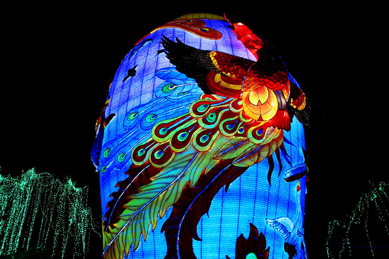 彩灯制作，春节自贡彩灯，