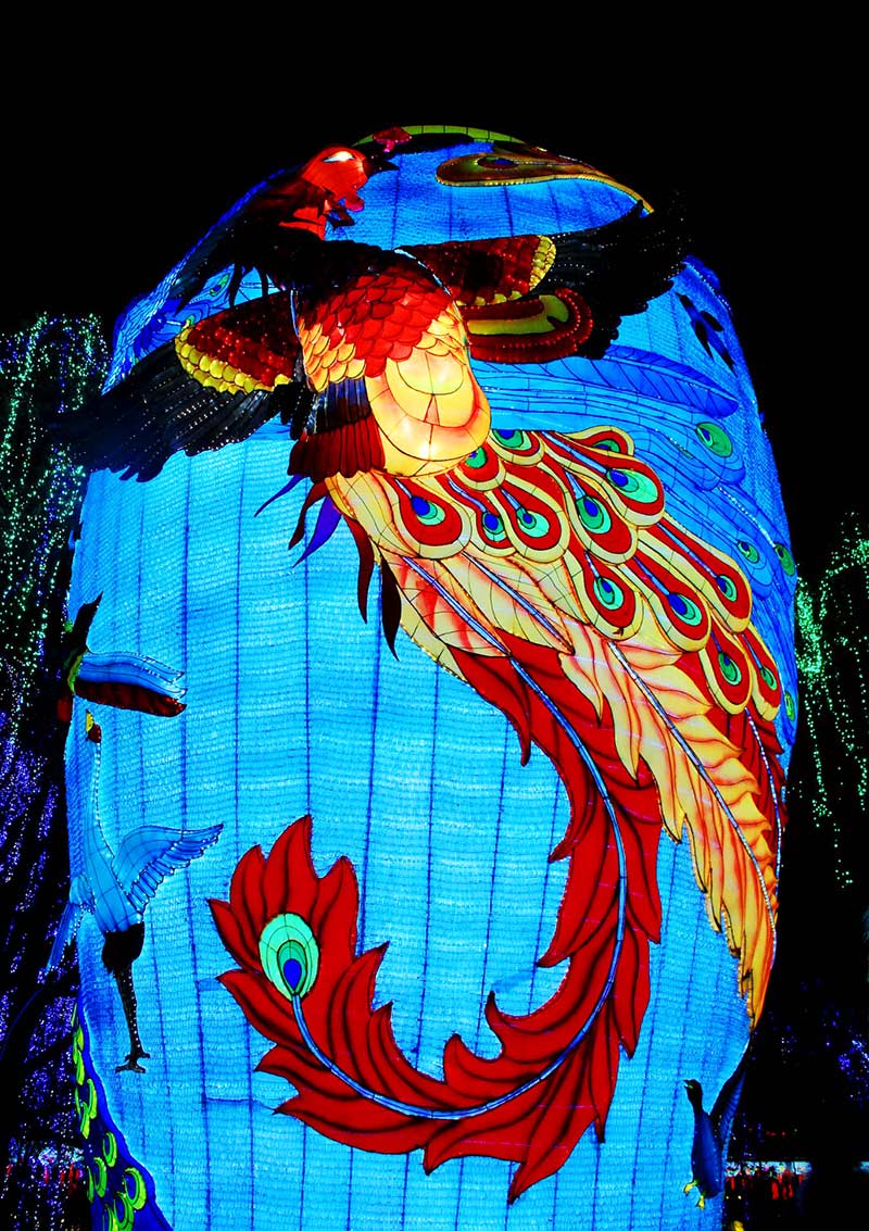 彩灯制作，春节自贡彩灯，