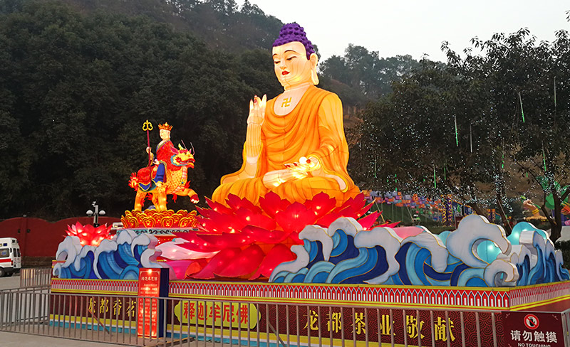 佛教花灯定制，佛教花灯，