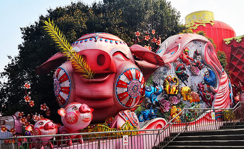 生肖彩灯制作,生肖彩灯,彩灯制作,