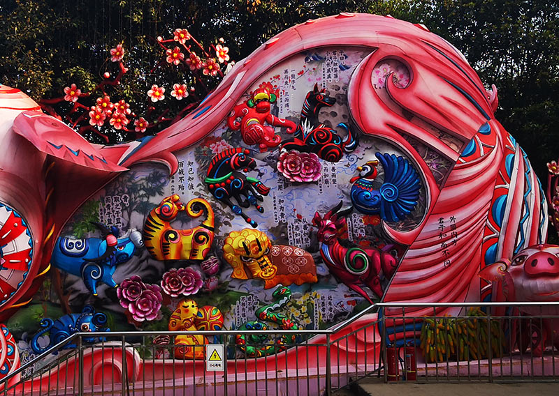 生肖彩灯制作,生肖彩灯,彩灯制作,