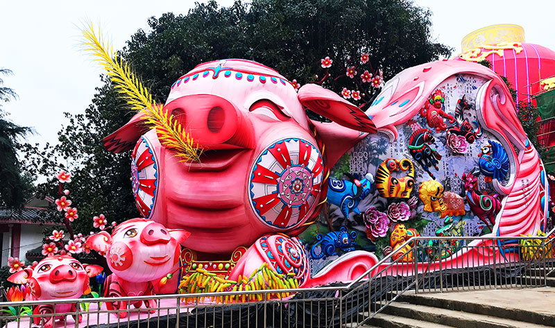 生肖彩灯制作,生肖彩灯,彩灯制作,