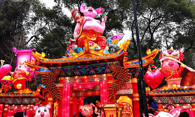 元宵节花灯,闹花灯,