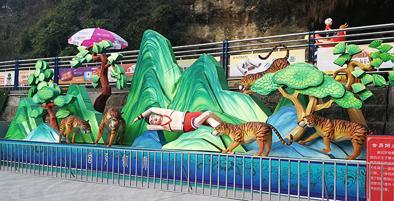 庙会彩灯，彩灯制作，