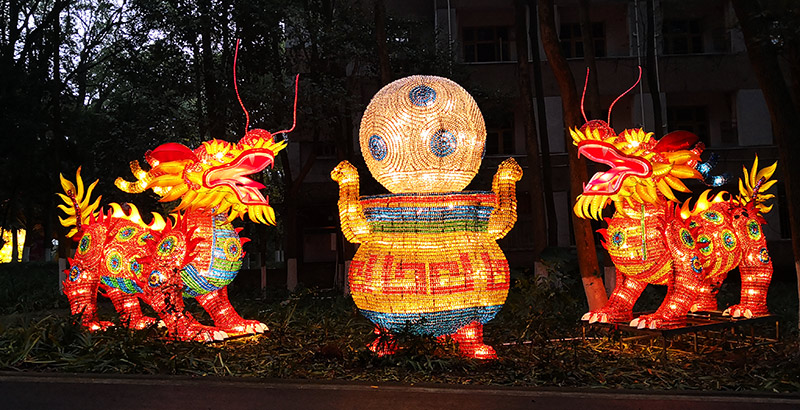 彩灯制作，自贡彩灯，