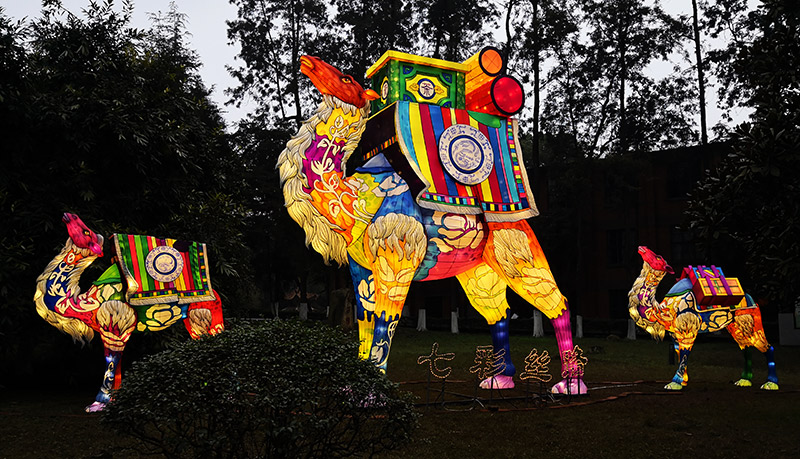 骆驼花灯,花灯定制,