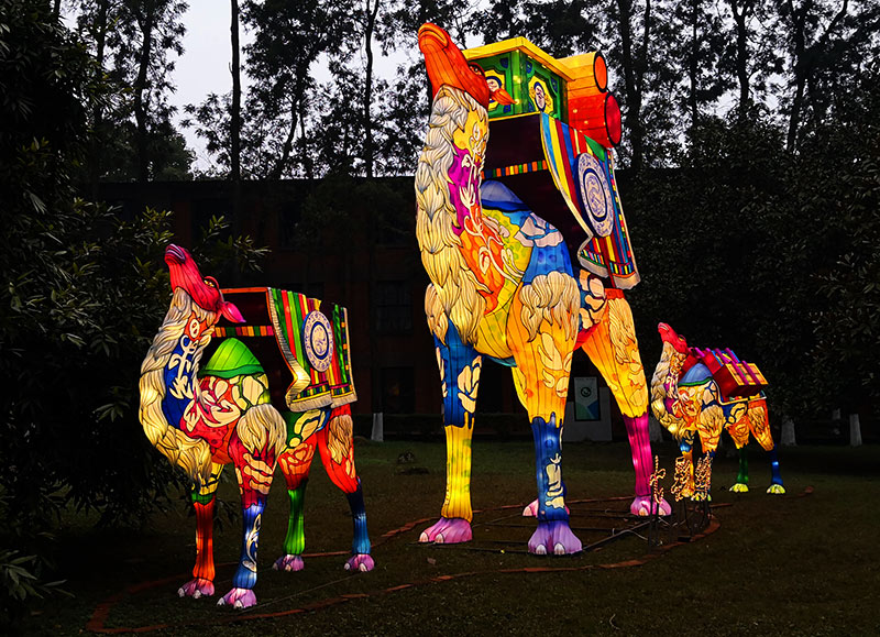 骆驼花灯,花灯定制,