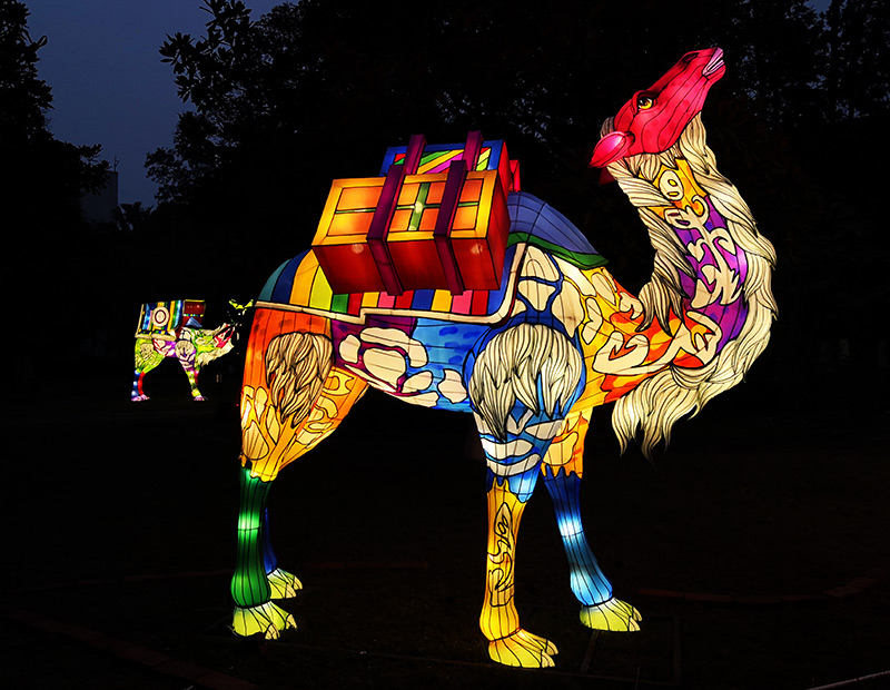 骆驼花灯,花灯定制,