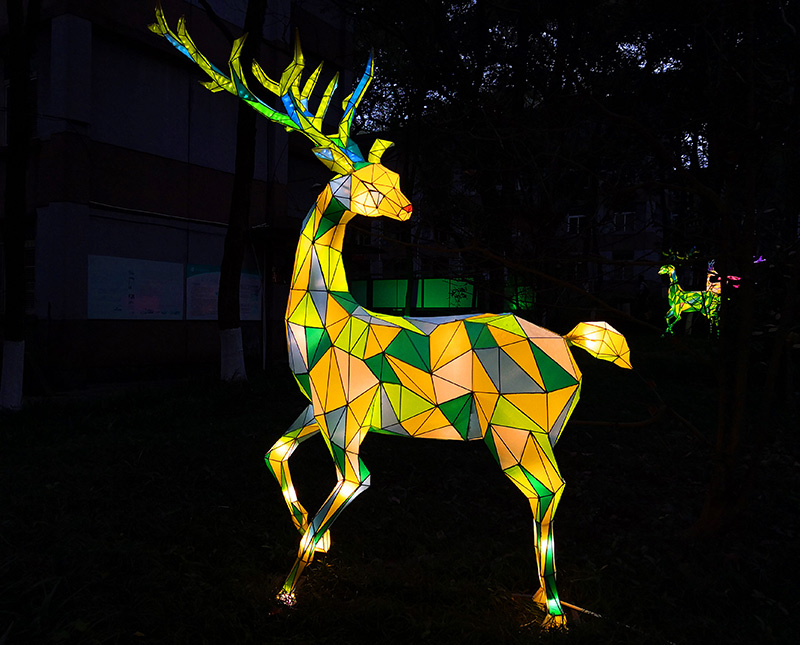 鹿子彩灯,彩灯制作,