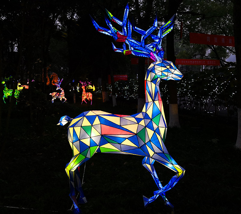 鹿子彩灯,彩灯制作,