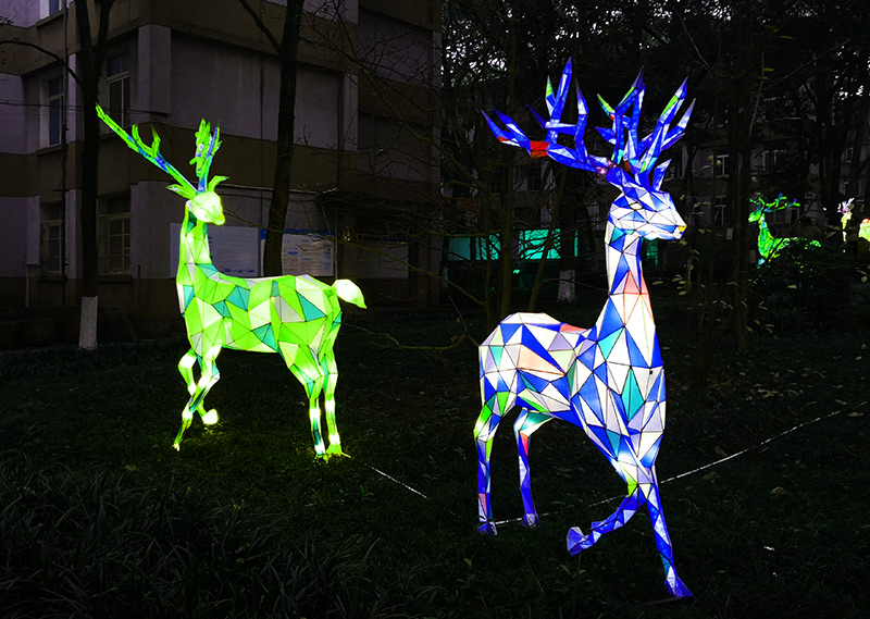 鹿子彩灯,彩灯制作,