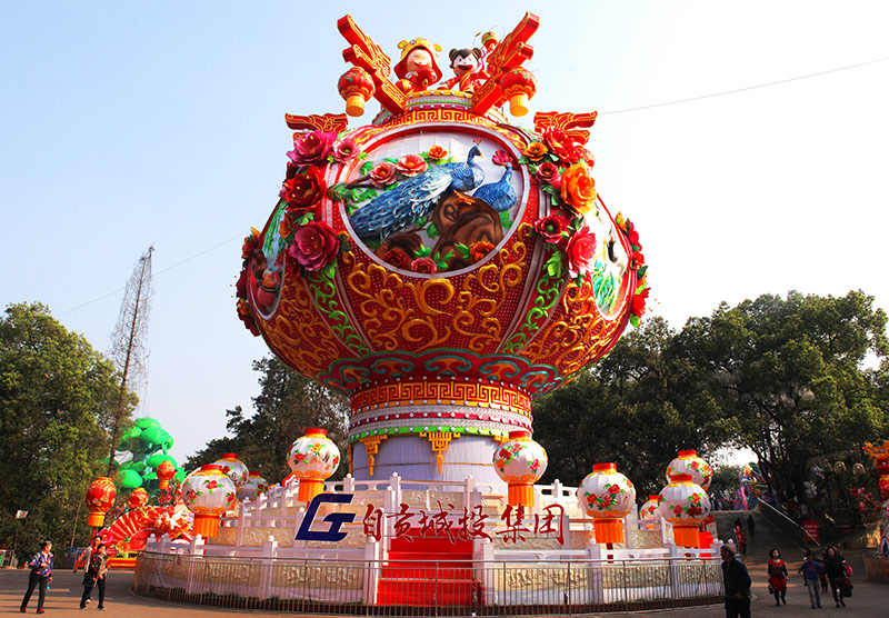 自贡彩灯精品，宫灯，